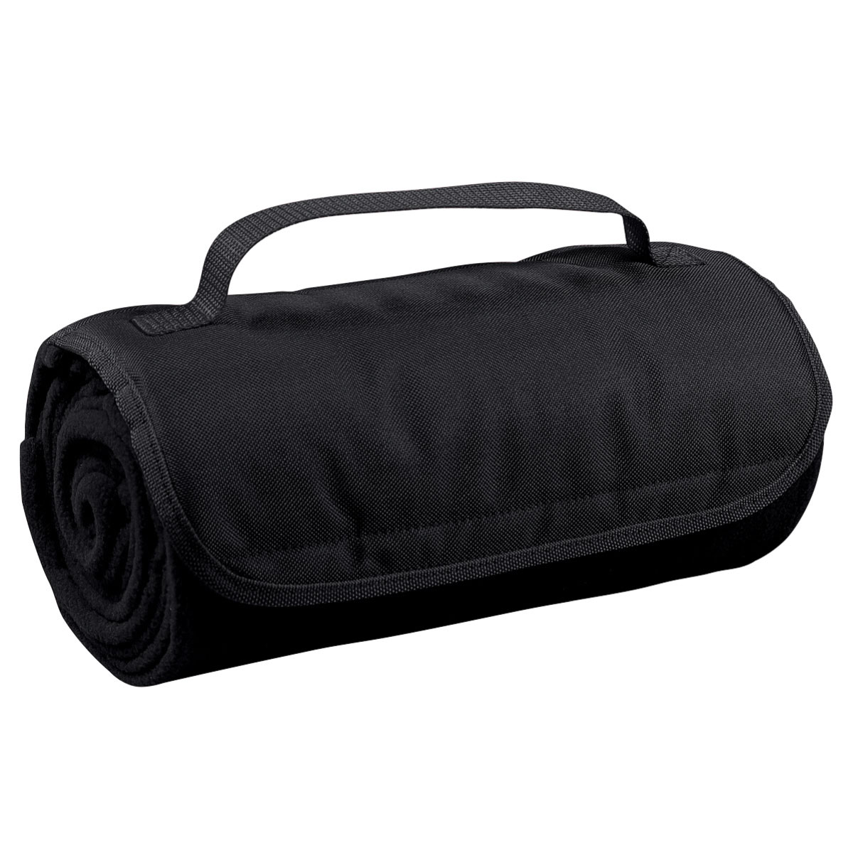 Black Roll Up Blanket (48"W x 53"H)