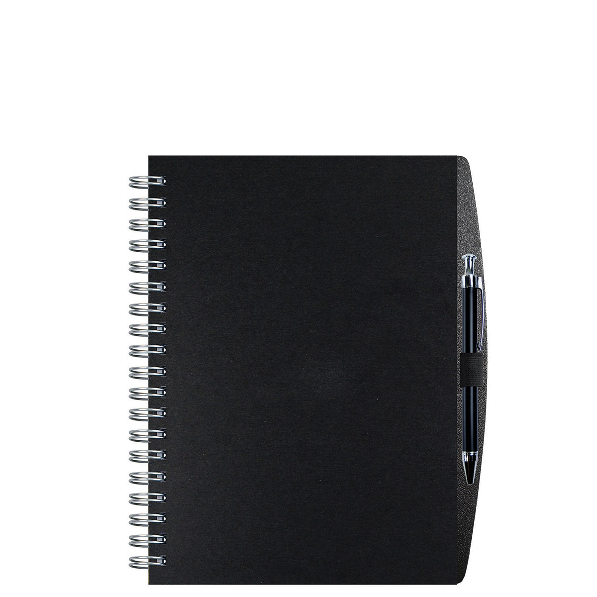 Black 7 x 10 Journal with Pen (100 Sheets)