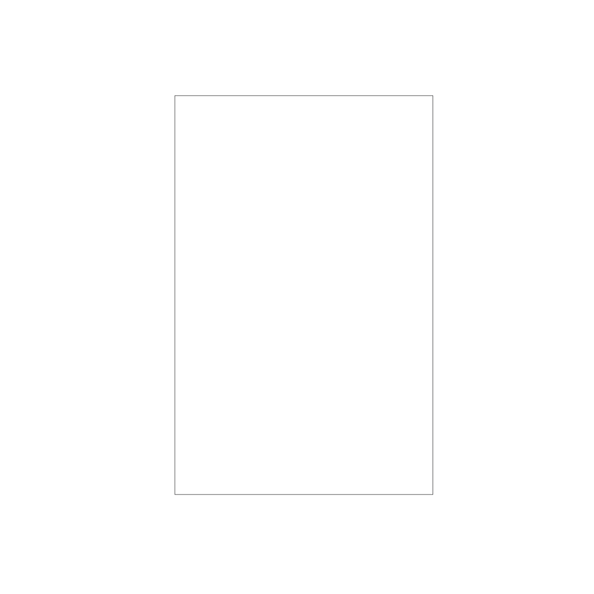 White Scratch Pad 25 Sheets 5.5W x 8.5H