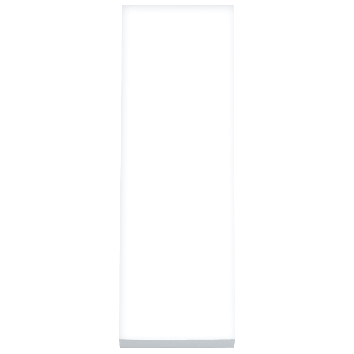 White 3" x 9" Non-Adhesive Scratch Pad with Magnet, 25 Sheet