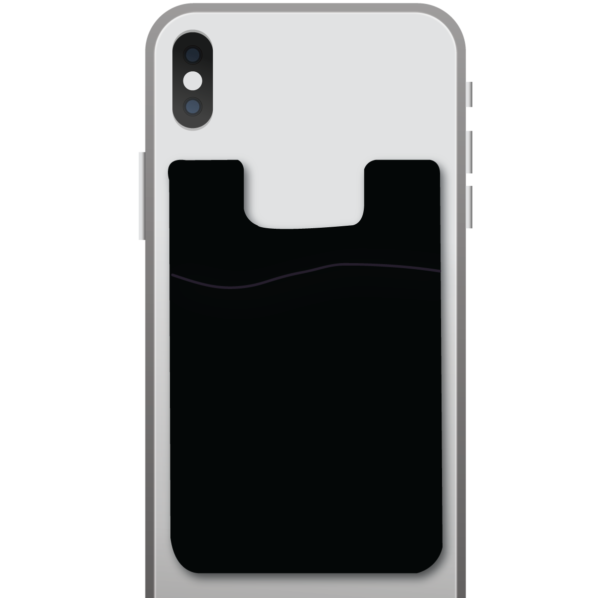 Black I-Wallet RFID Cell Phone Wallet