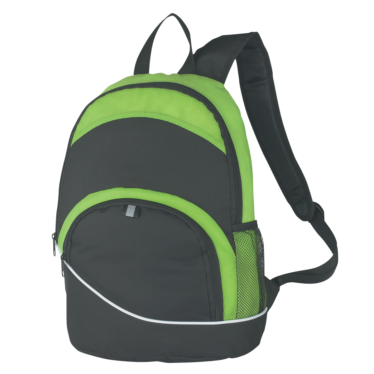 Lime Green Curve Backpack
