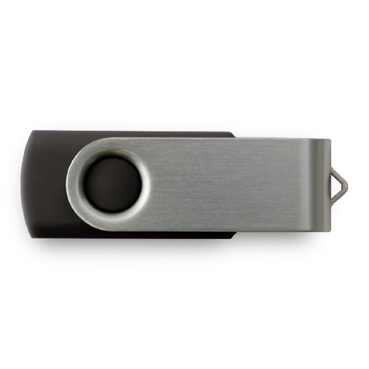 Black Northlake QuickShip Swivel USB Drive - 4GB