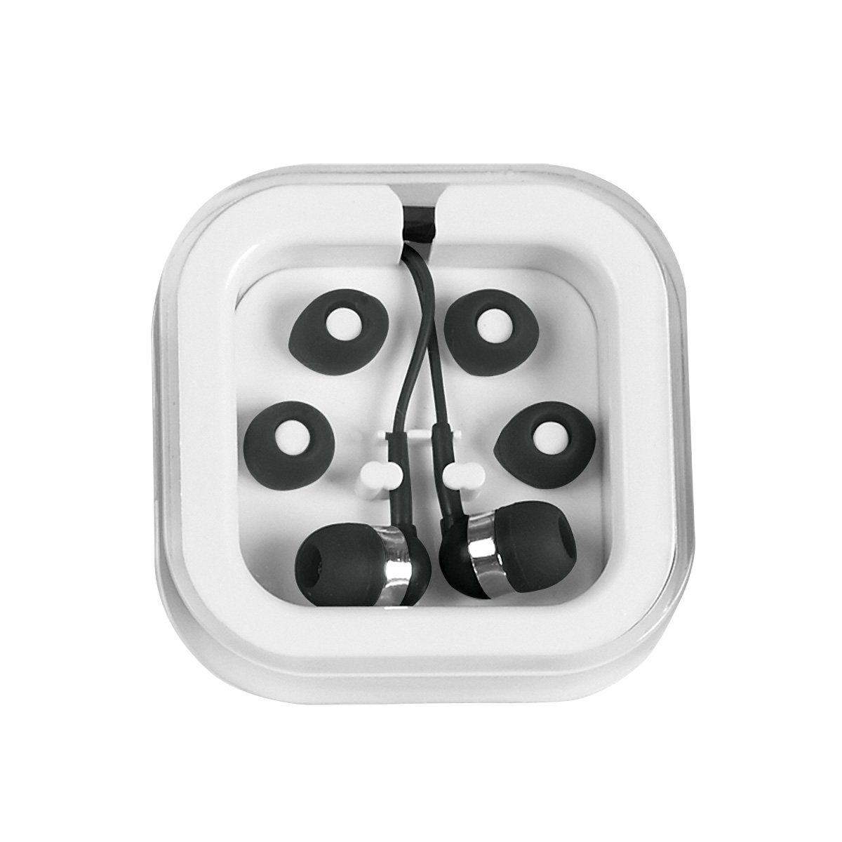 Black Ear Buds With Case