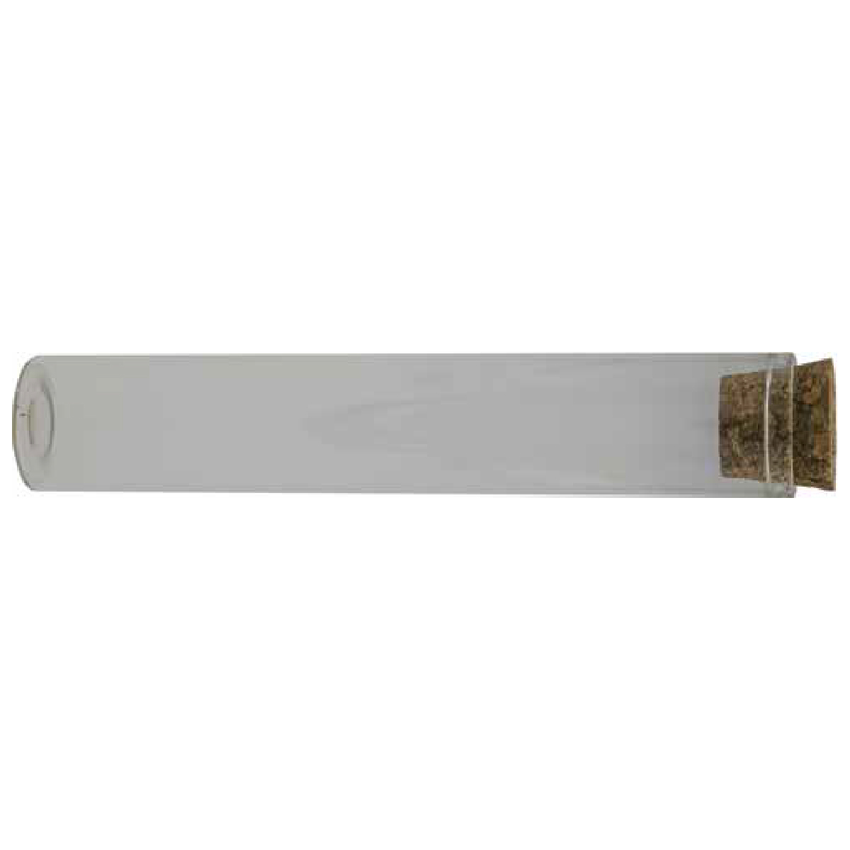 Clear Glass Cork Tube