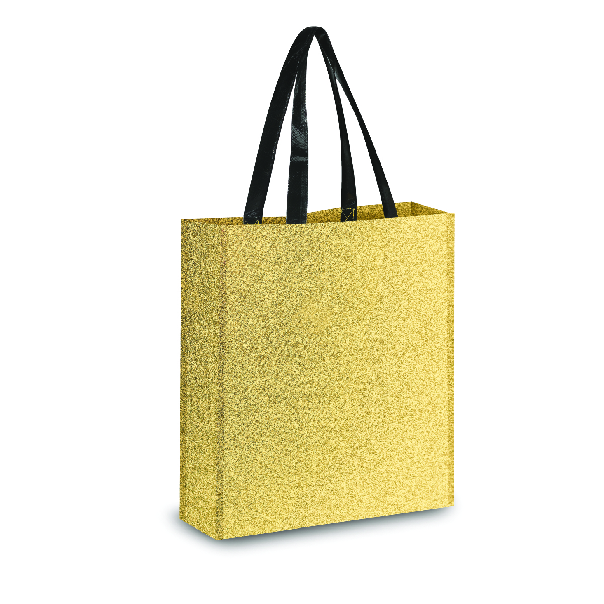 Gold Reusable Glitter Tote Bag