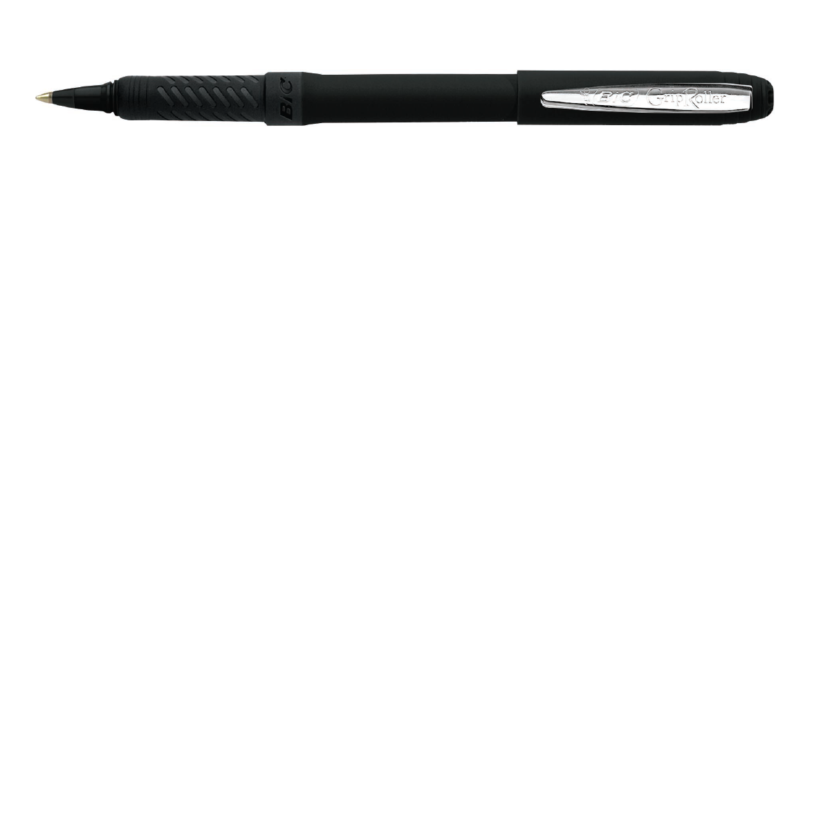 Black BIC® Grip Roller Ball Pen