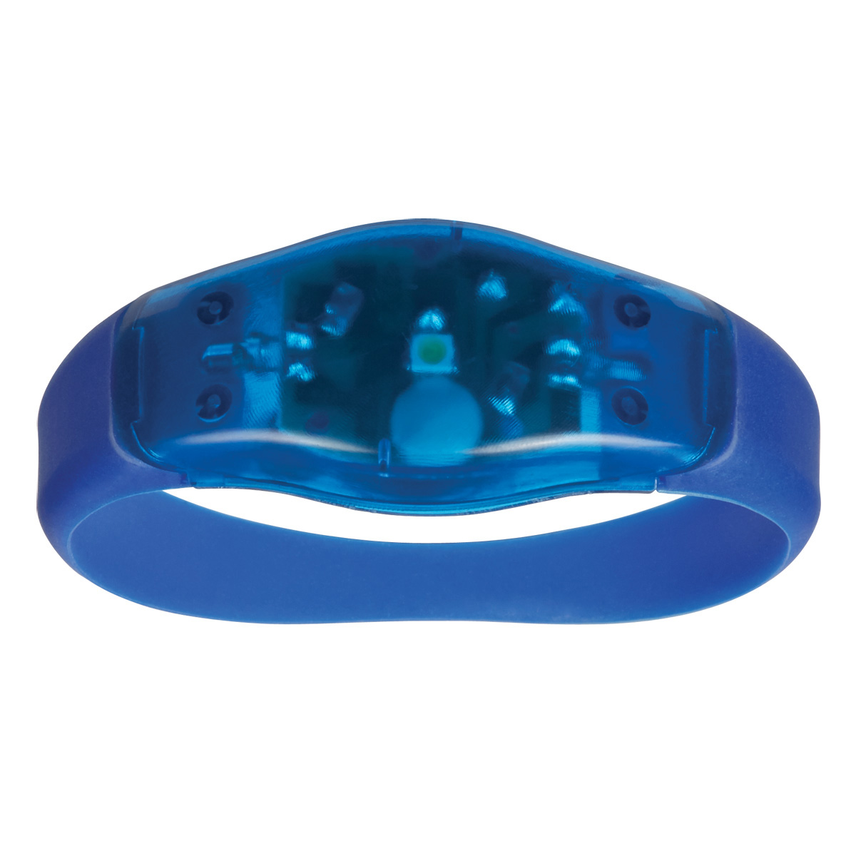 Blue with Blue Band Safety Light Wristband