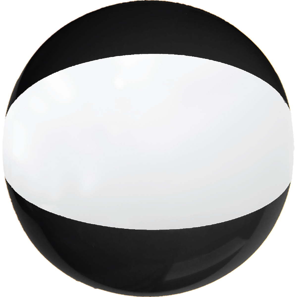 Black/White 12" Two Toned Beach Ball