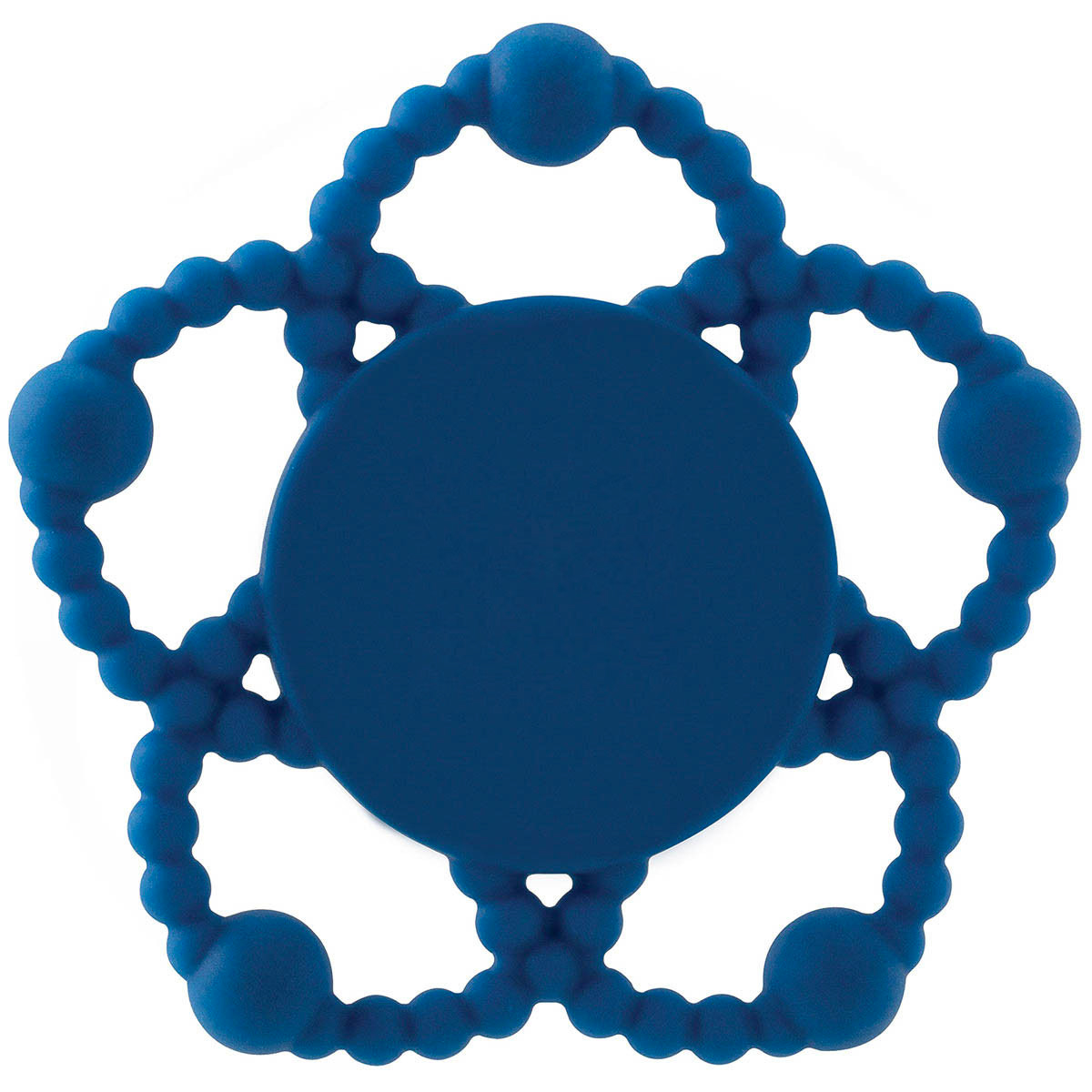 Blue Silicone Teething Ring