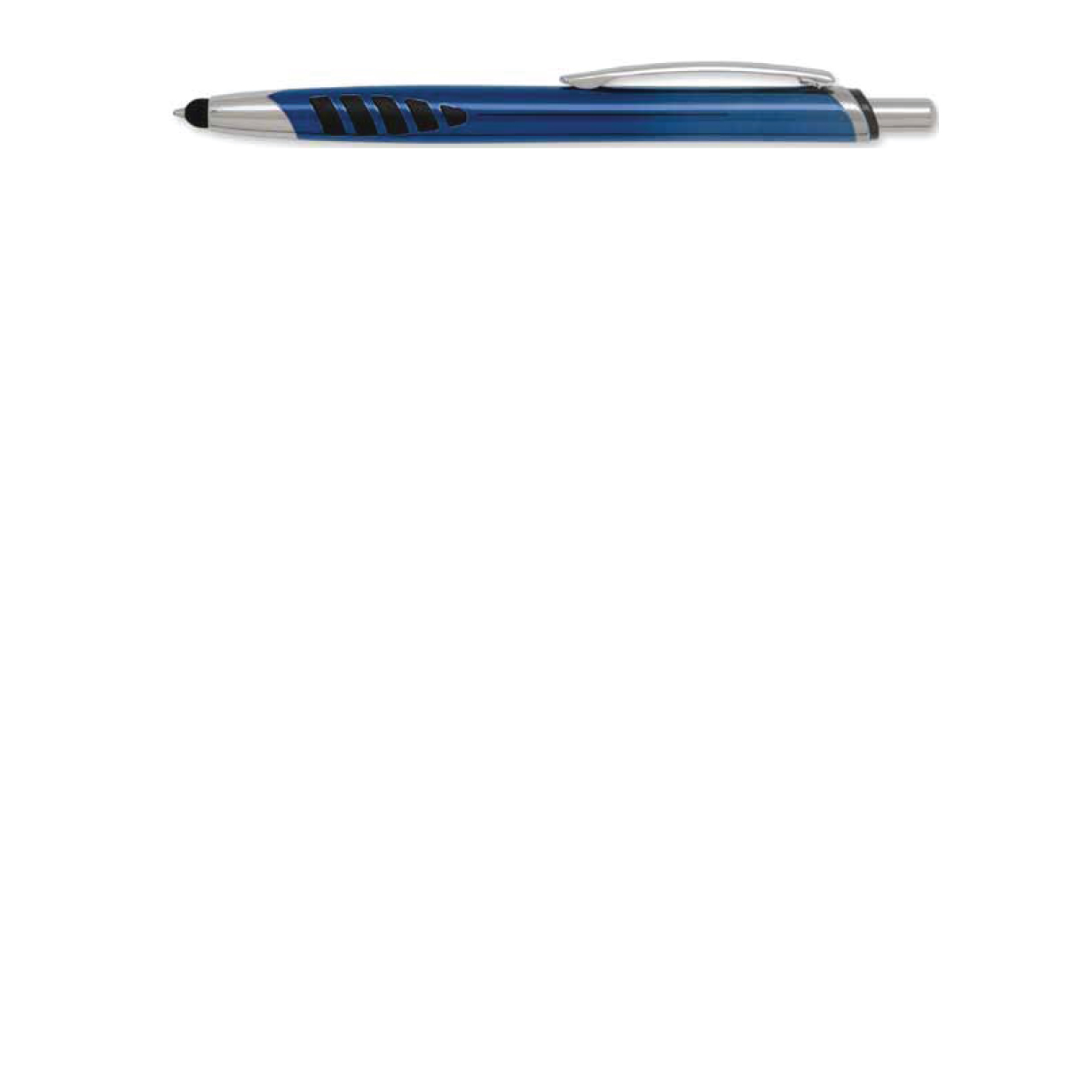 Aqua Classic Click Pen w/Stylus