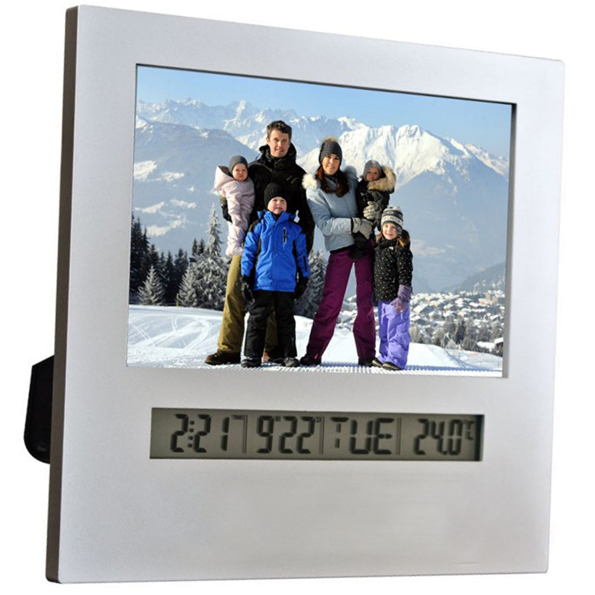 Photo Frame with Digital Clock