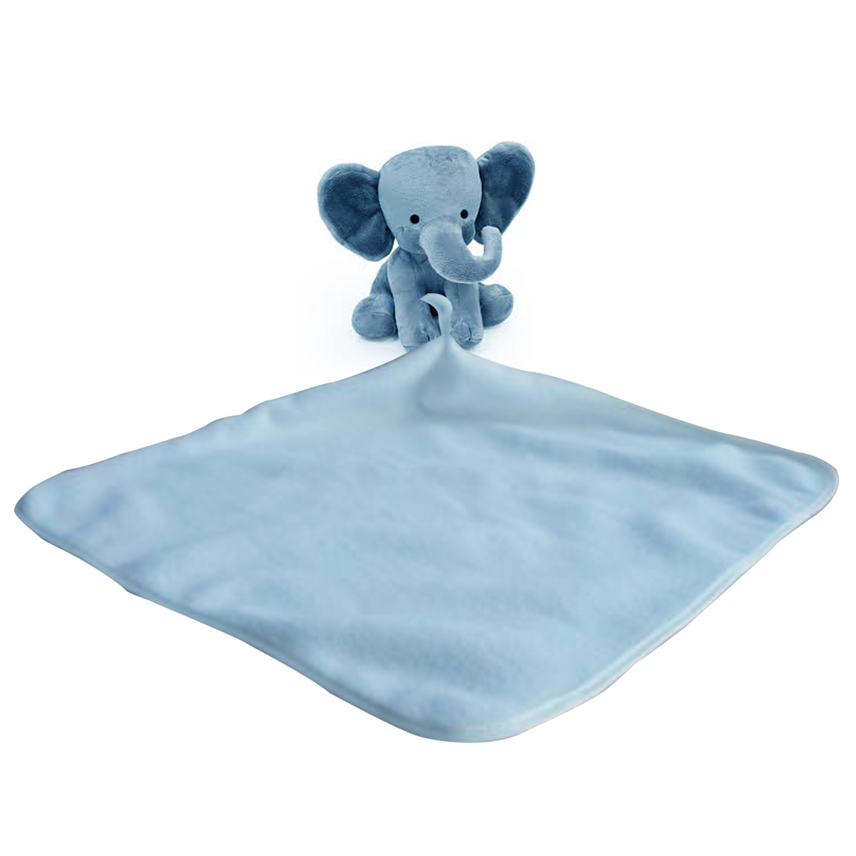 Blue Plush Blanket & Animal