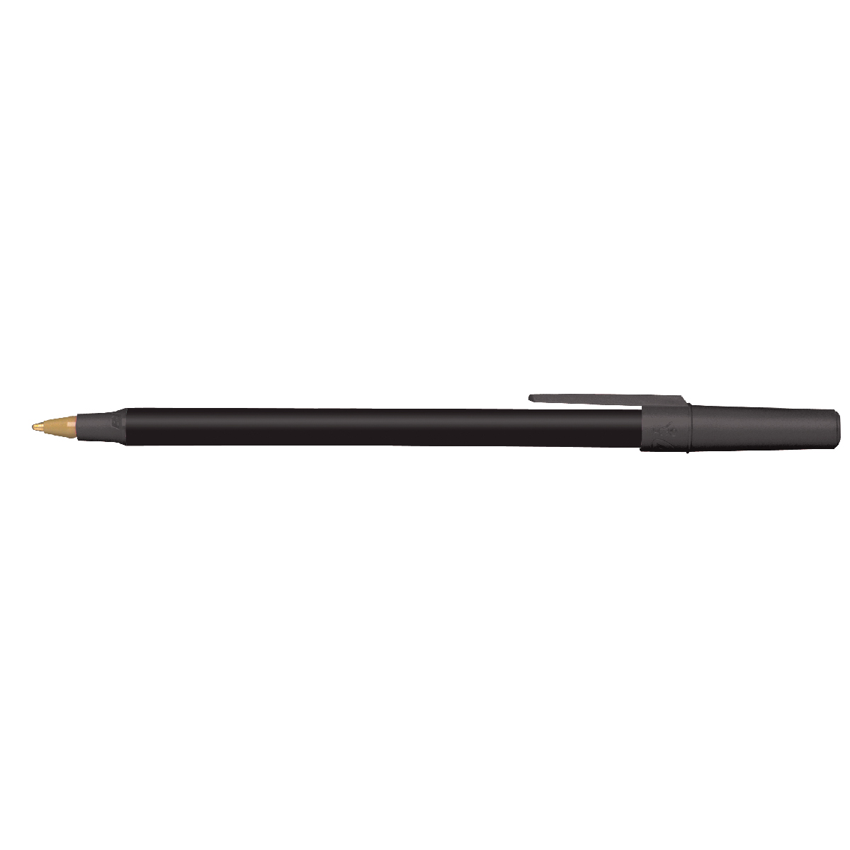 Black BIC® PrevaGuard™ Round Stic® Pen