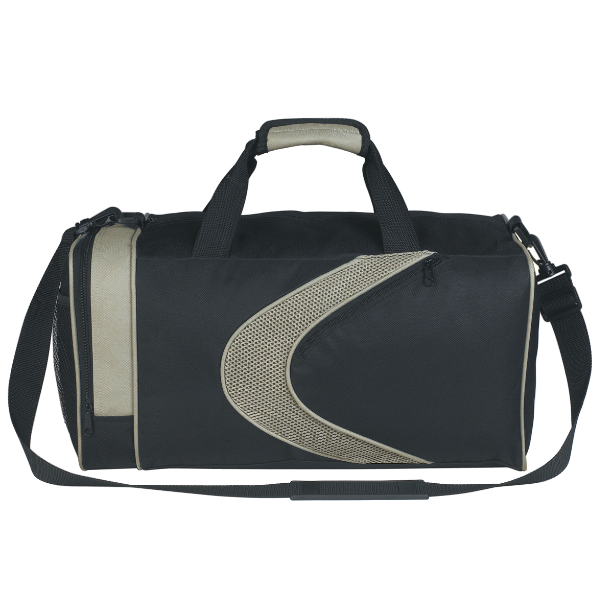 Gray Sport Duffle Bag 
