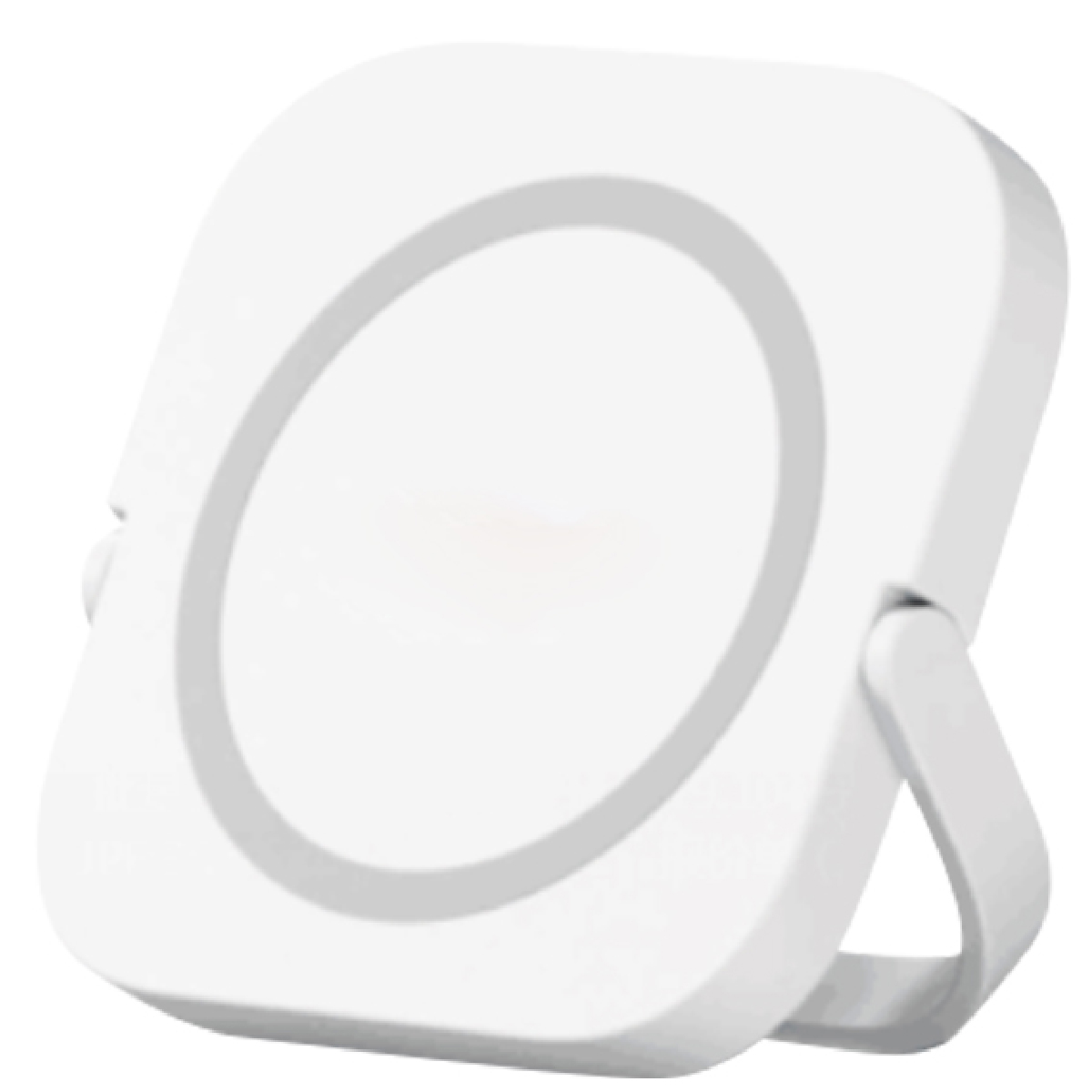 White with Gray Mag Max Magnetic Wireless Charger with Stand