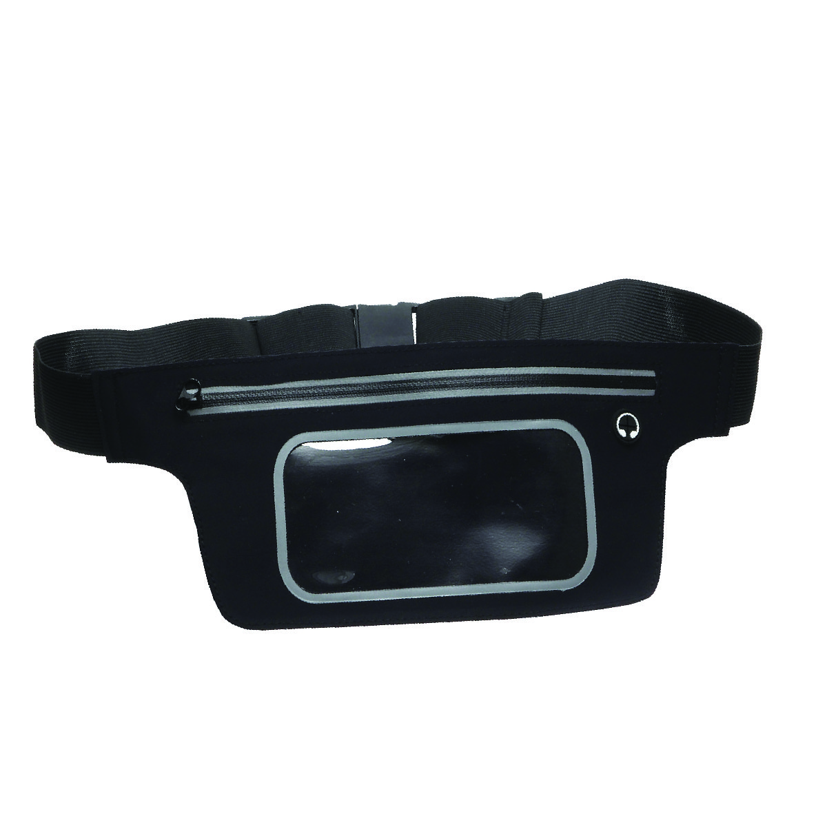 Black On-The-Move Touch-Thru Activity Waist Pack