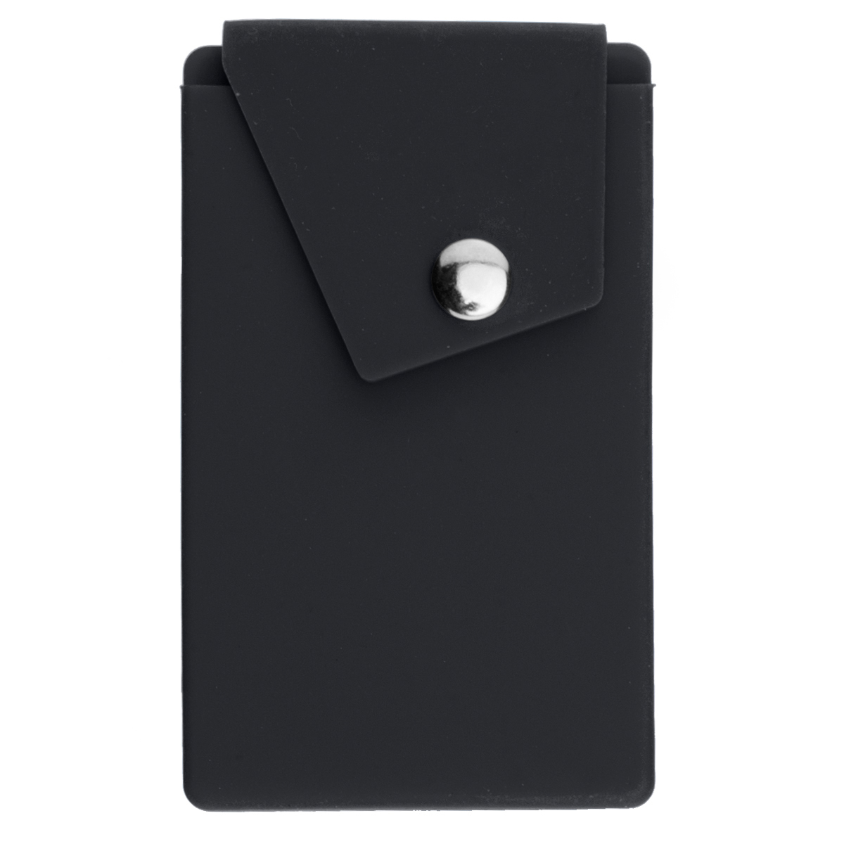 Black Silicone Phone Pocket With Stand
