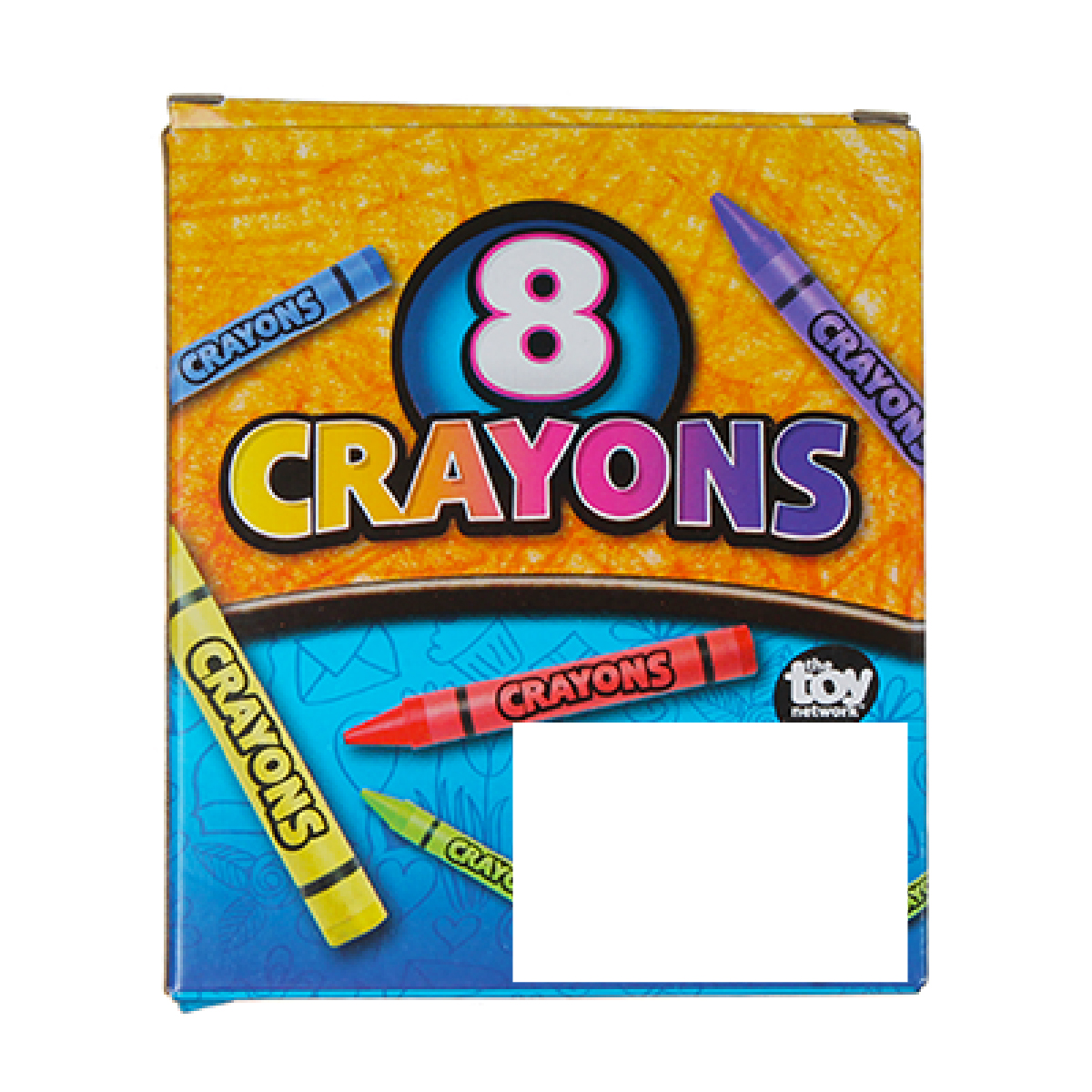 Full Color Decal 8 Pack Crayons