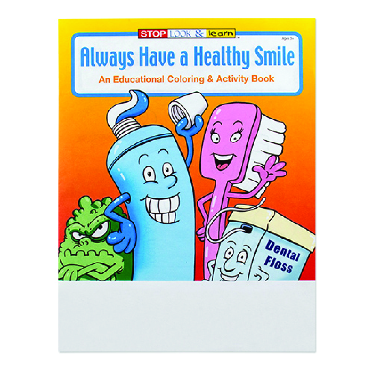 Multi Always Have A Healthy Smile Coloring Book
