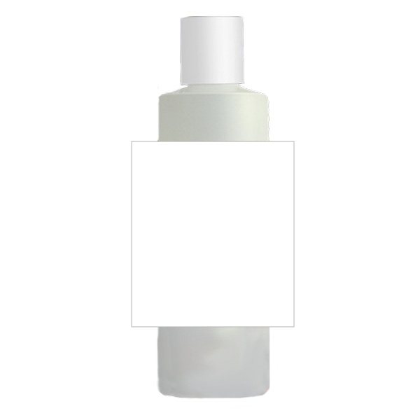 Clear Bottle/White Cap Hand Sanitizer 8 oz 