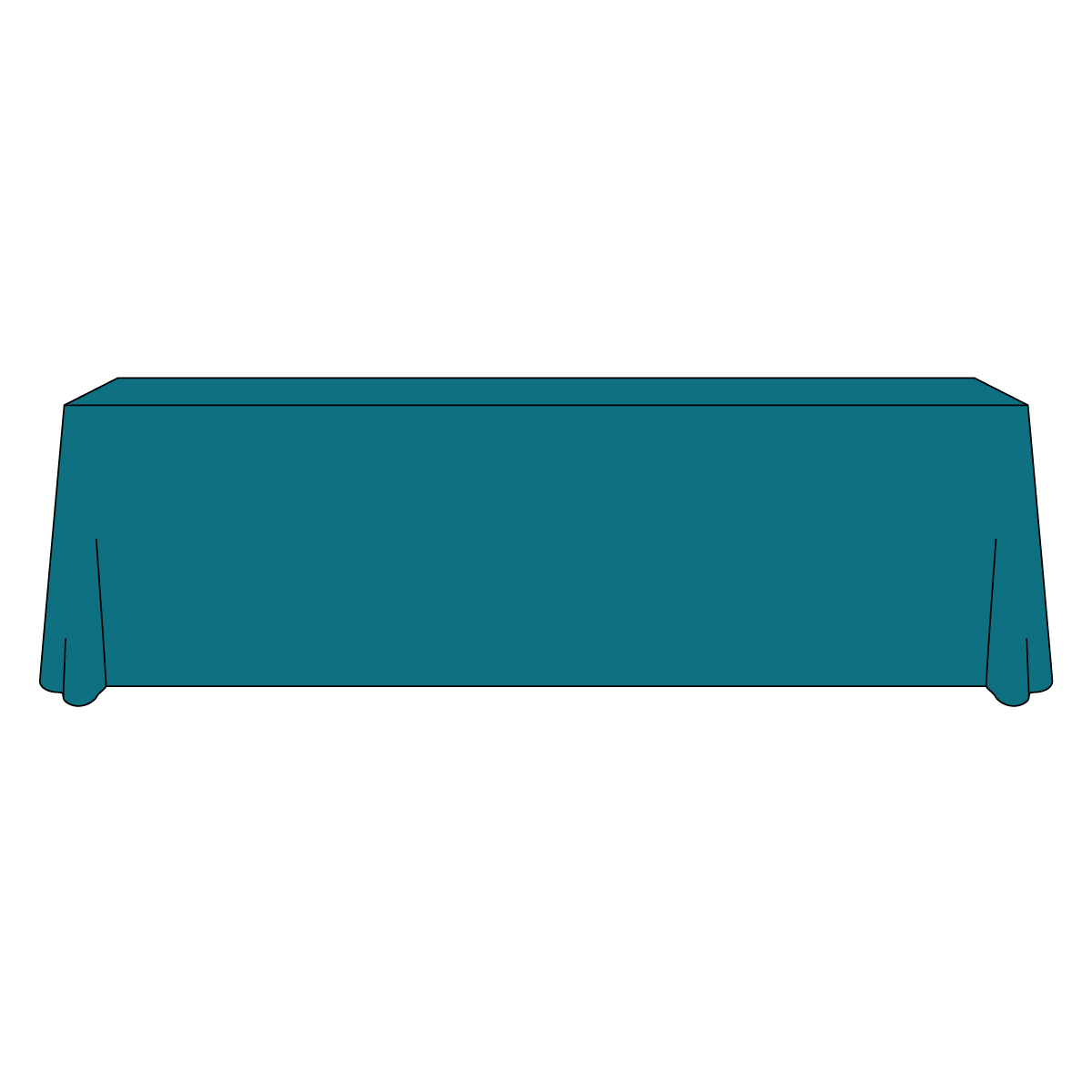 Aquamarine Standard Table Throw (8’) 