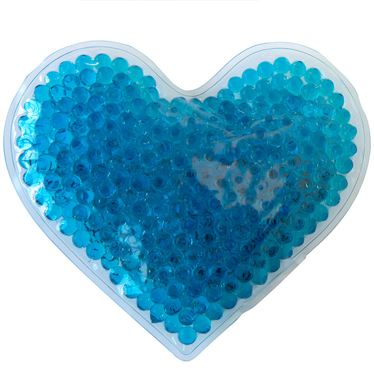 Baby Blue Heart Gel Beads Hot Cold Pack