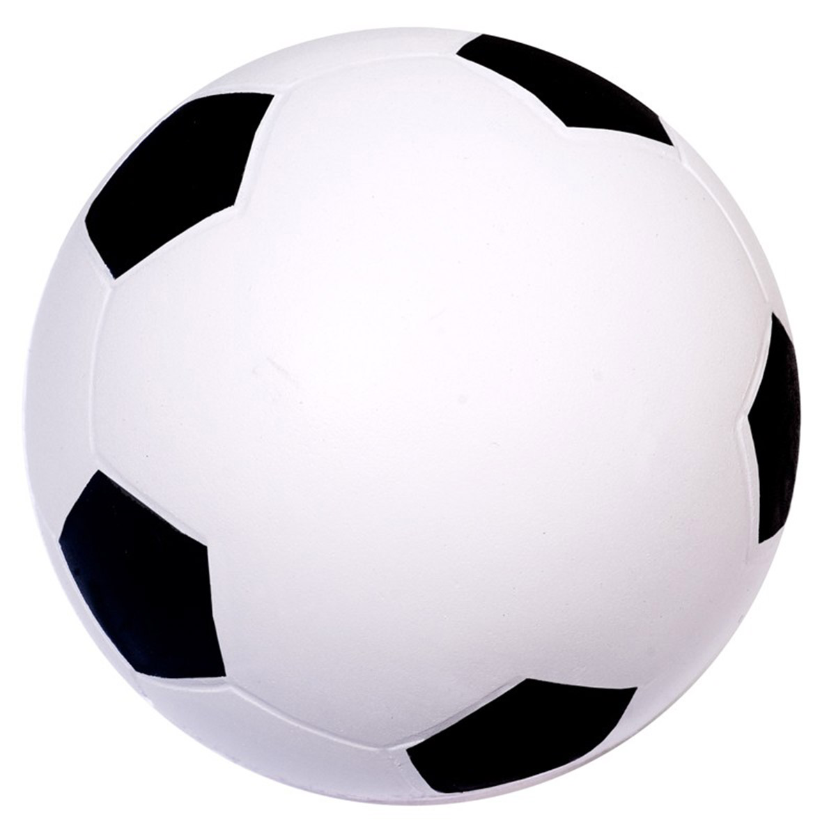Black and White Soccer Ball Stress Reliever