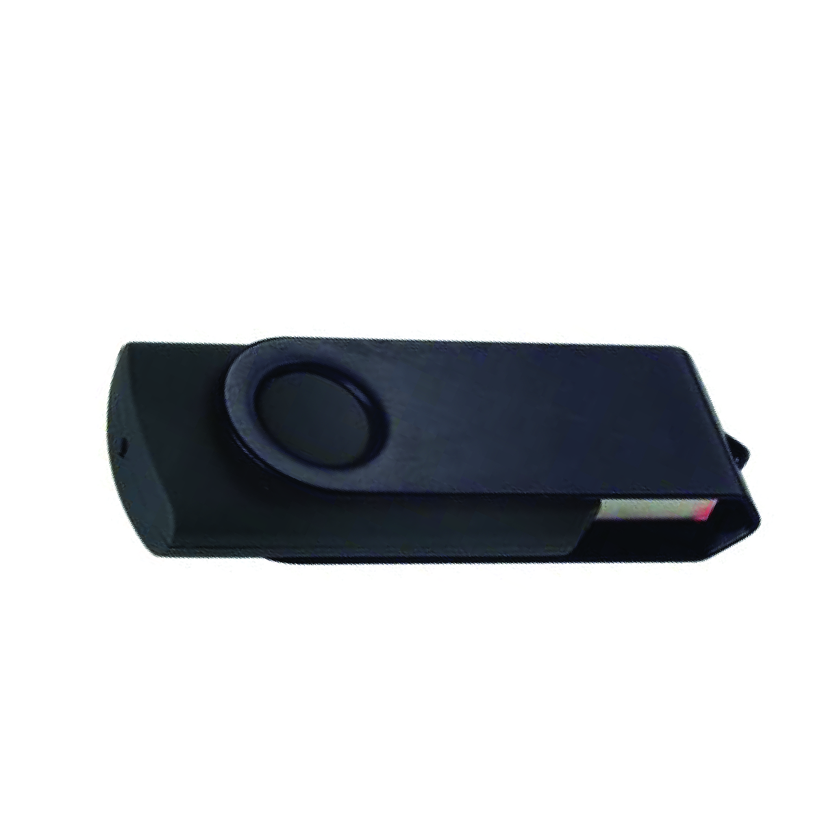 Black Color Accent Folding USB 2.0 Flash Drive (8 GB)