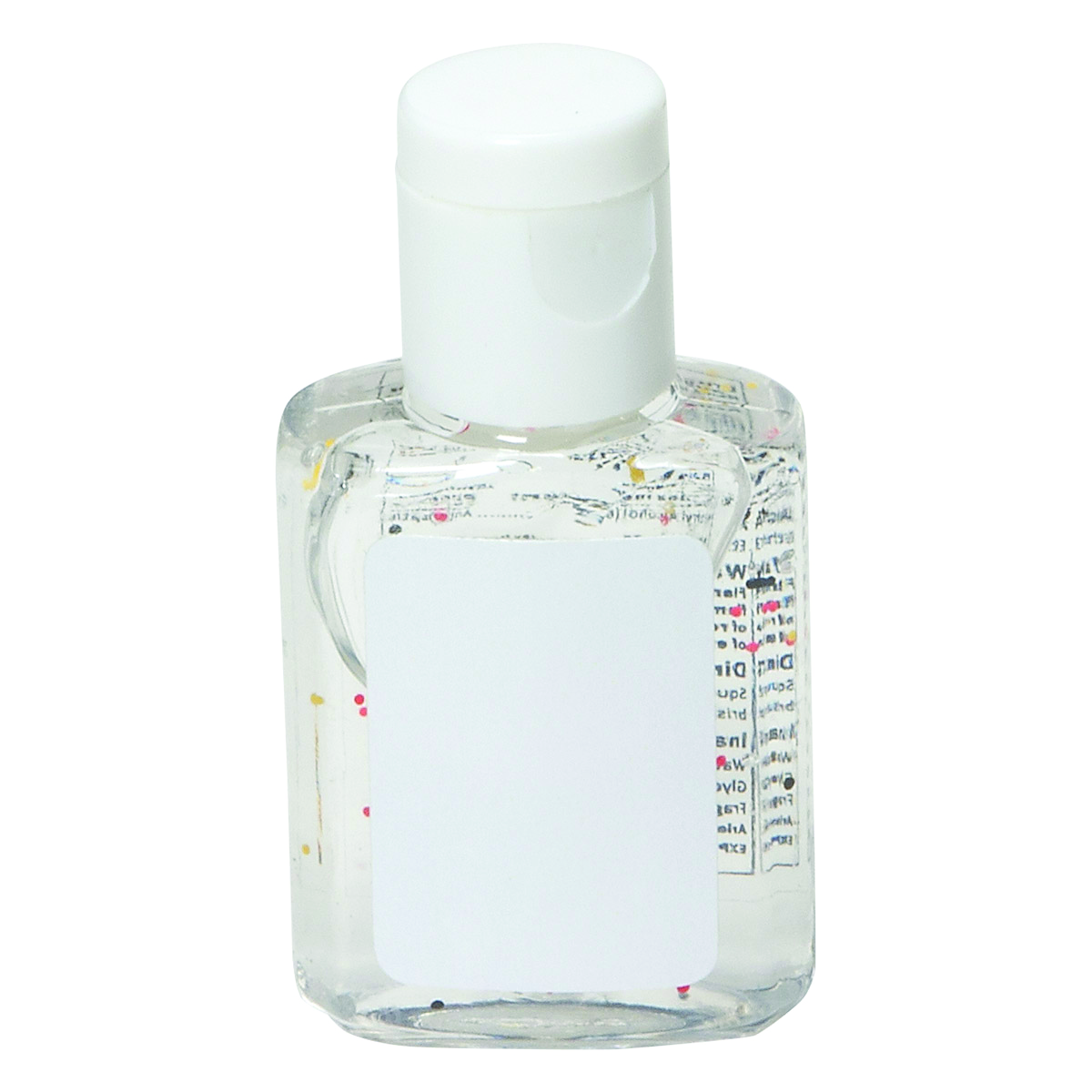 Clear Bottle/White Cap Moisture Bead Hand Sanitizer 0.5 oz