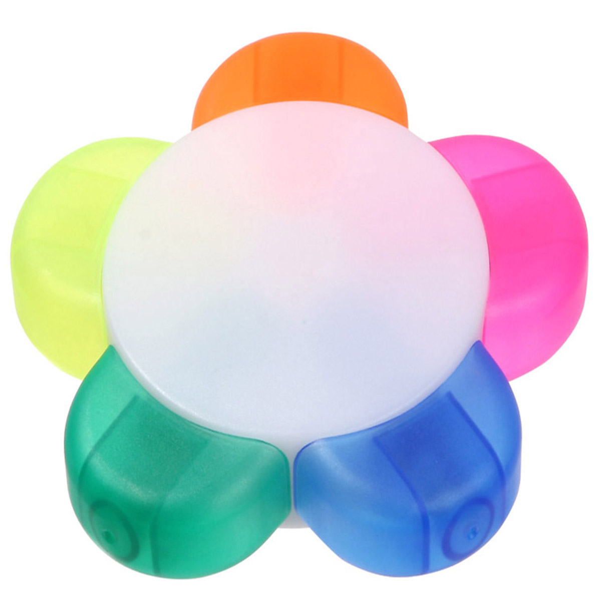 White Fab Five Multi-Color Highlighter