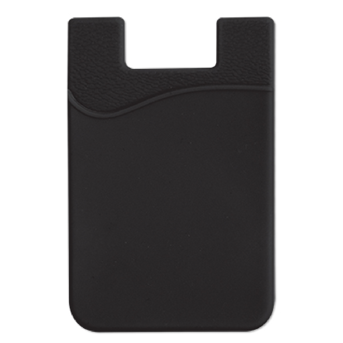 Black Silicone Smart Phone Wallet