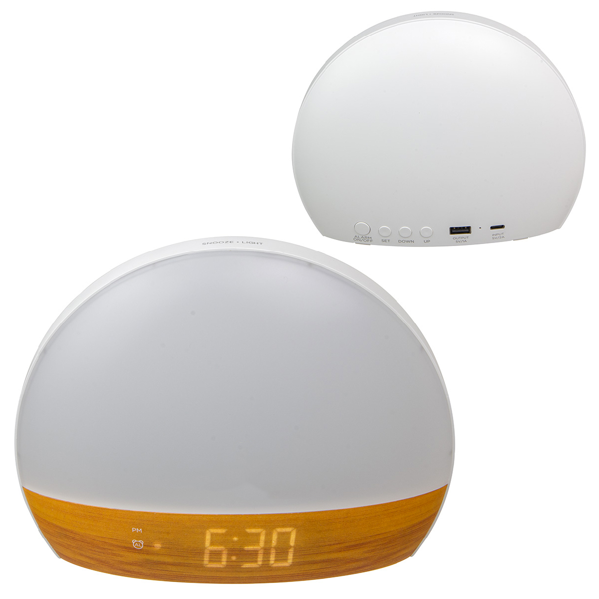 Bamboo Daybreak Digital Alarm Clock 