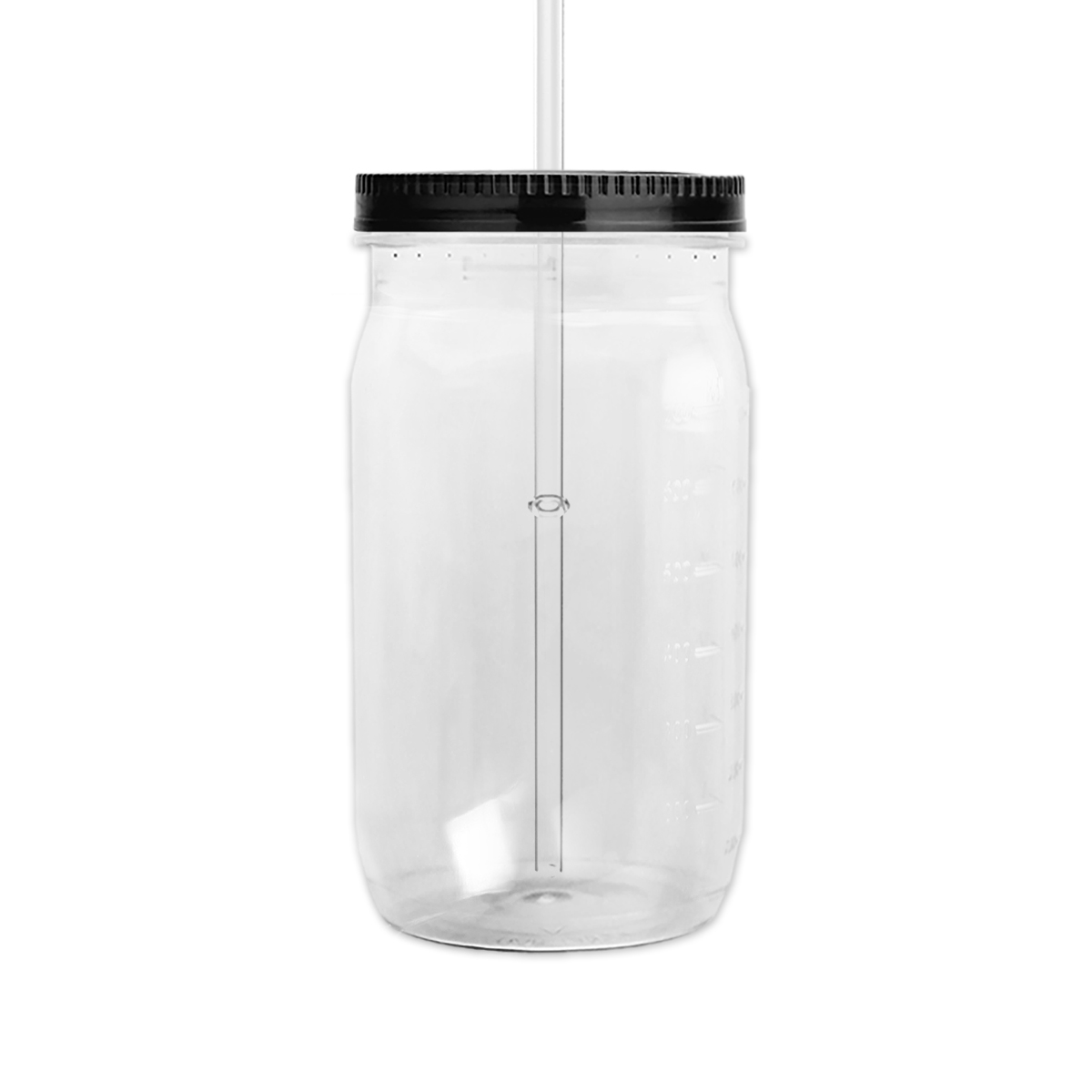 Black Tritan Mason Jar (27 oz)