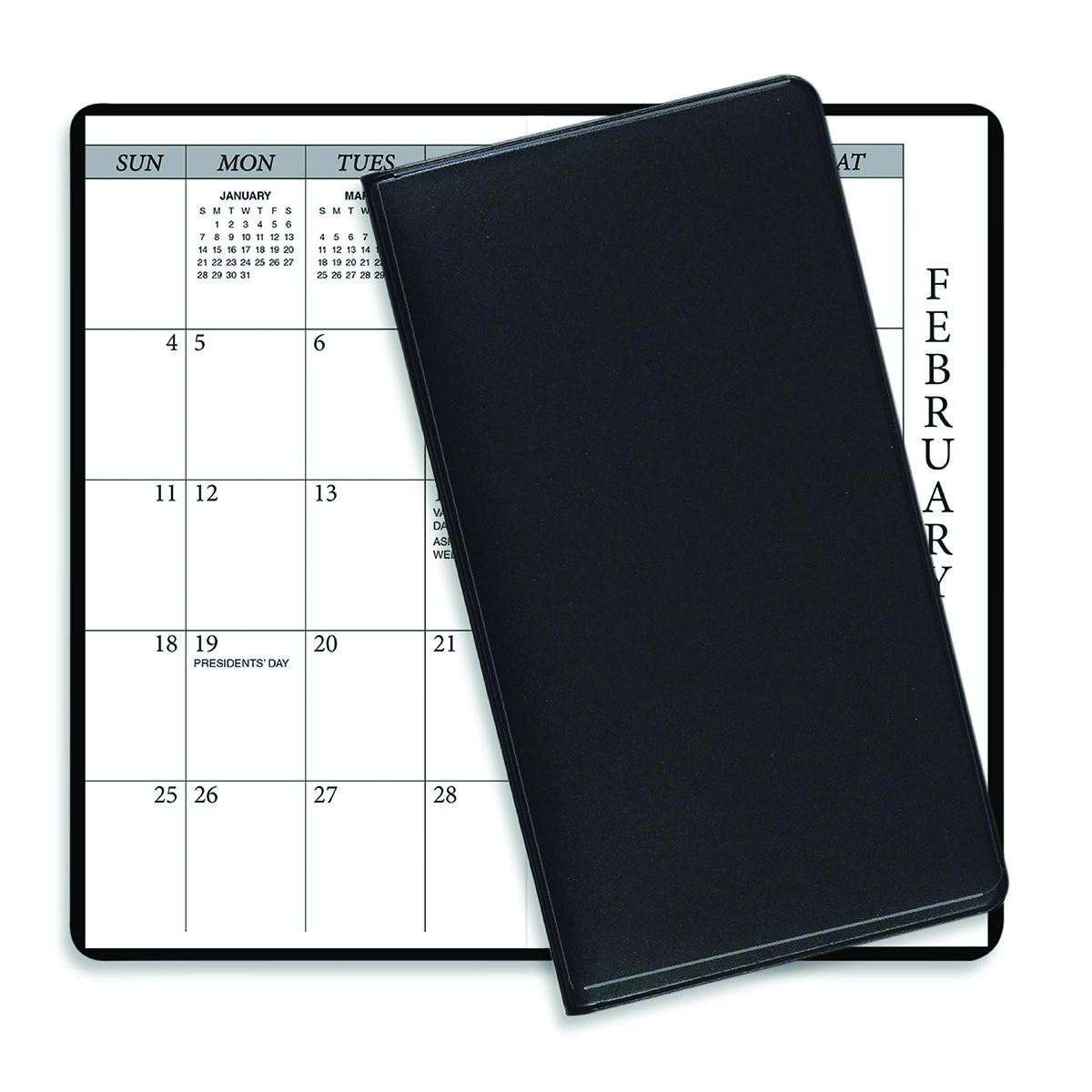 Black Monthly Planners