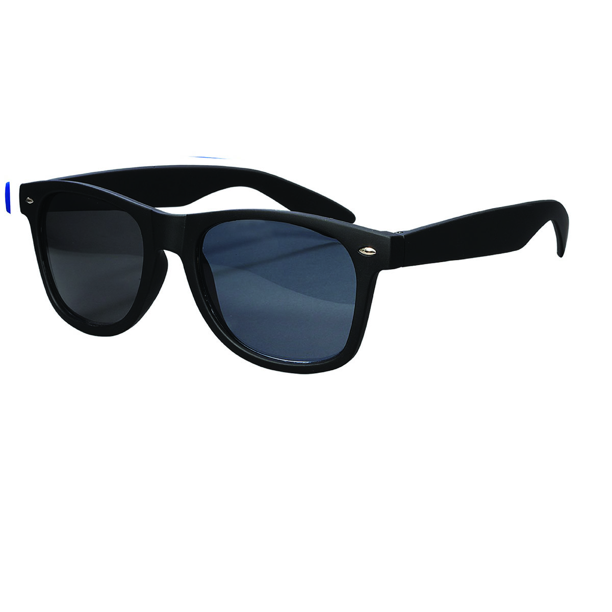 Black Rubberized Finish Fashion Sunglasses