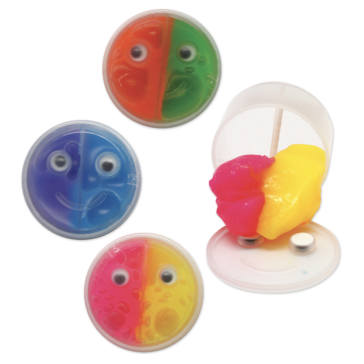 Assorted Smiley Face Slime