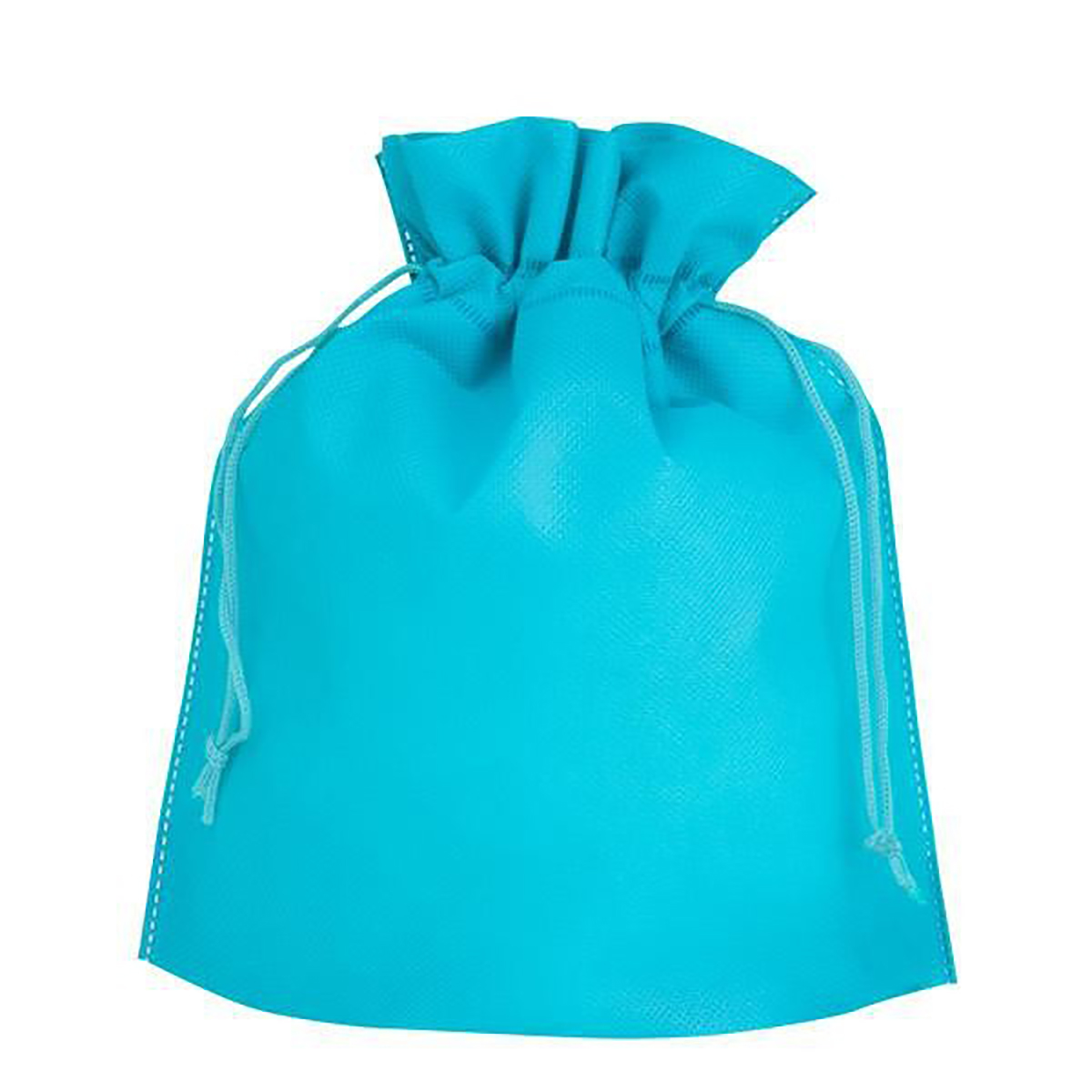 Aqua Poly Pro Cinch Gift Bag
