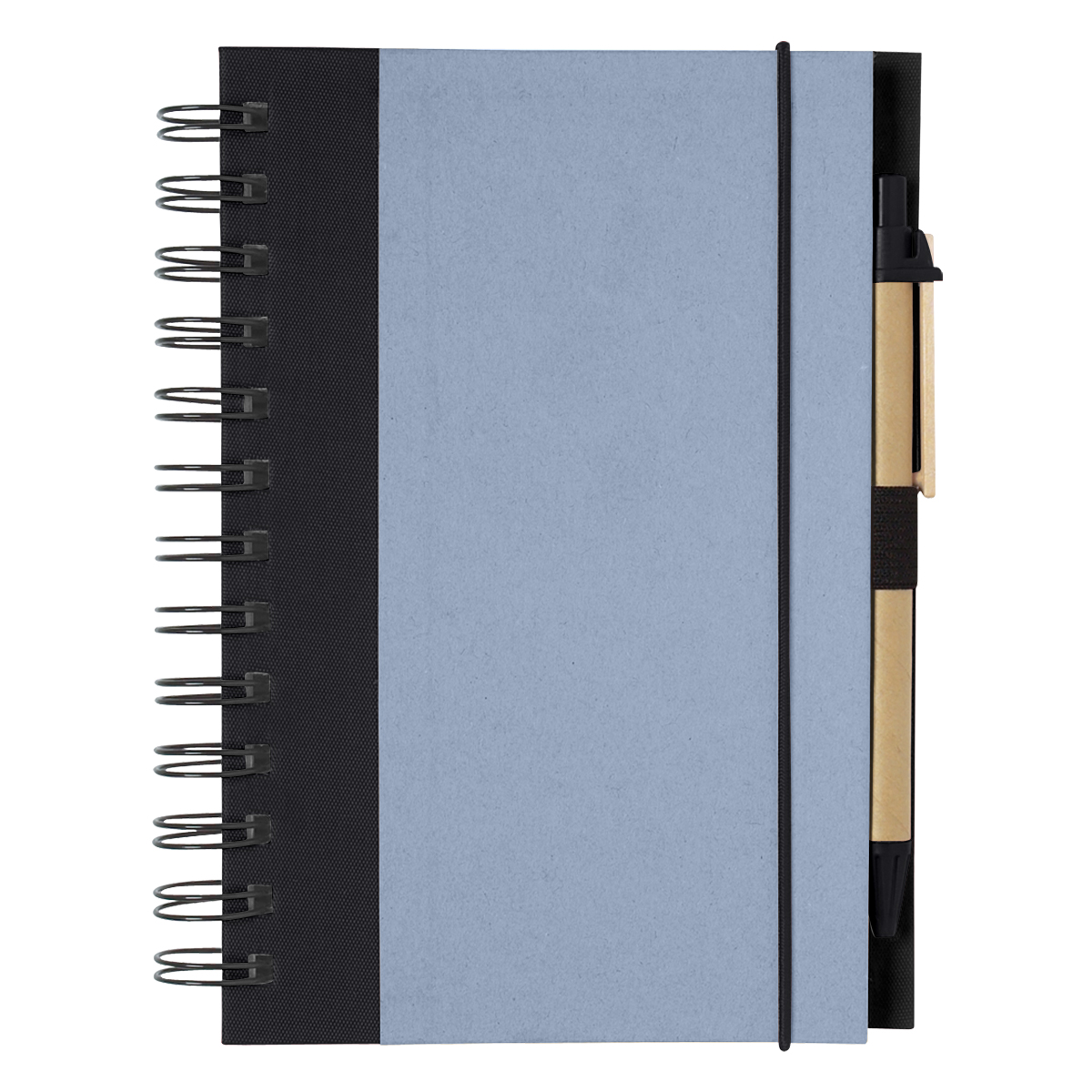 Blue Eco-Inspired Notebook & Pen
