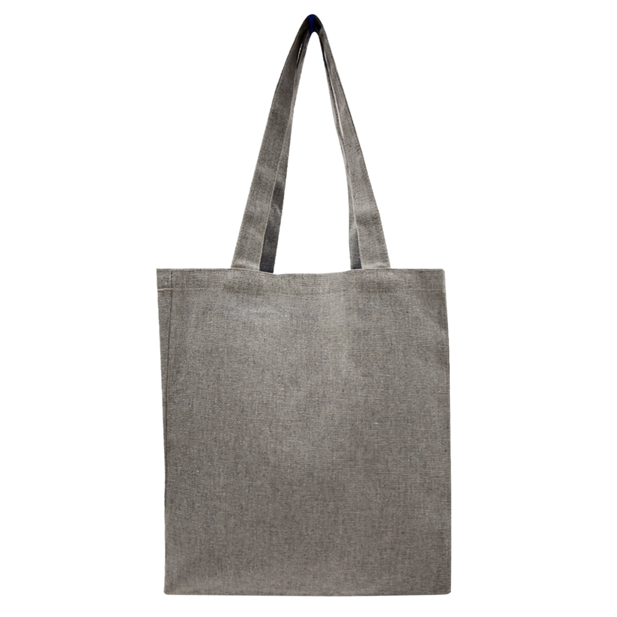 Gray Laguna Heathered Cotton Tote Bag