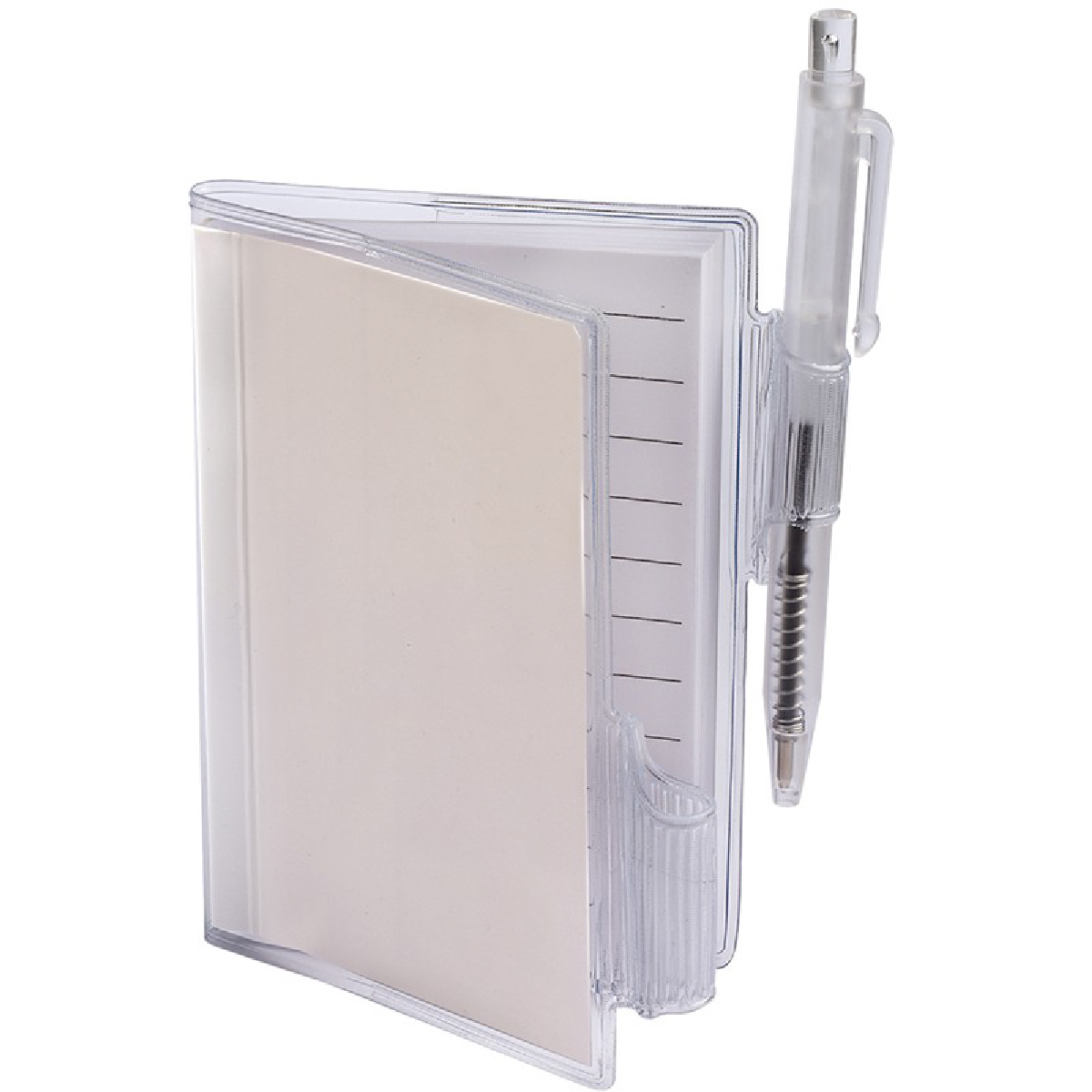 Clear Clear-View Jotter w/Pen