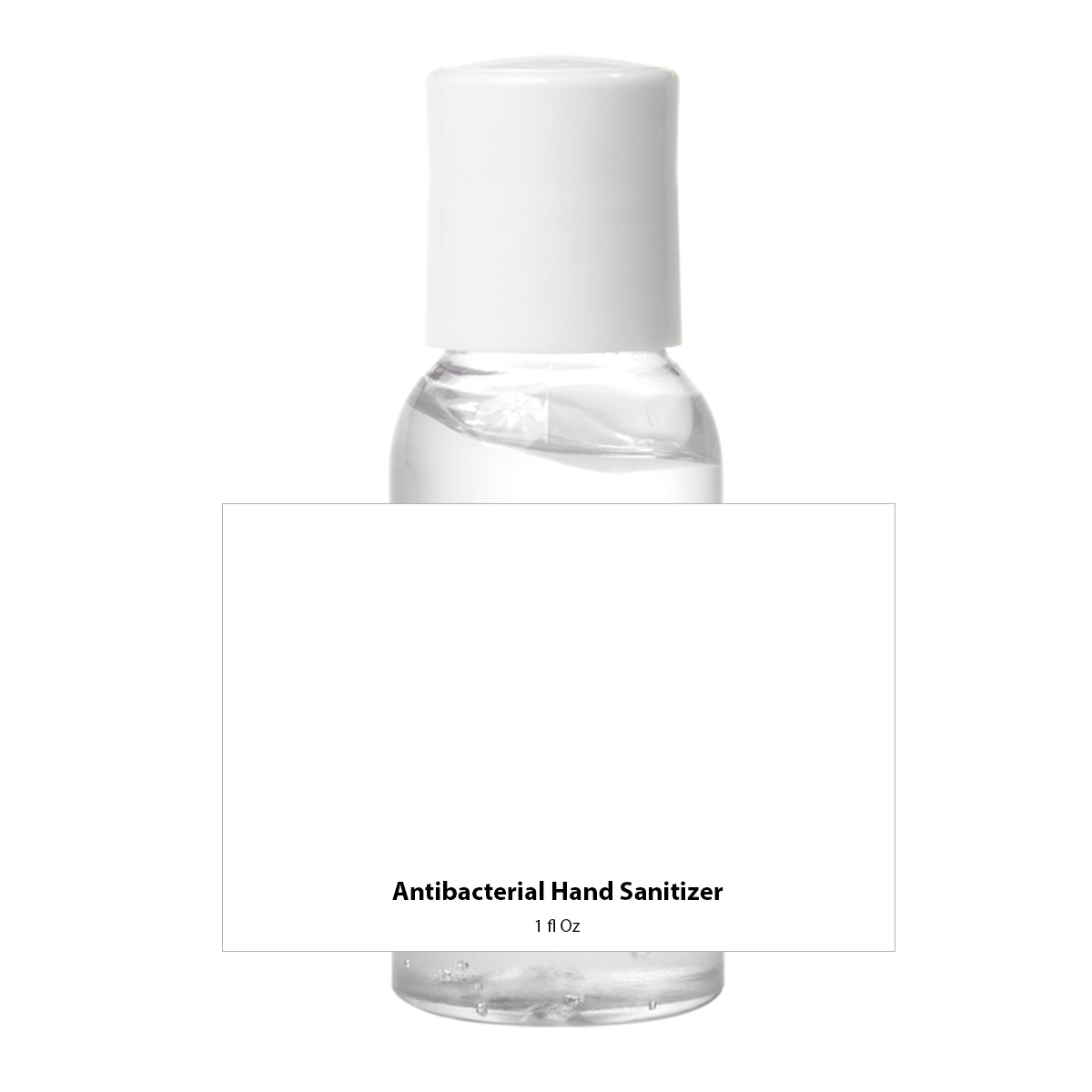 Unscented Hand Sanitizer Gel Bottle 1 oz (64%)