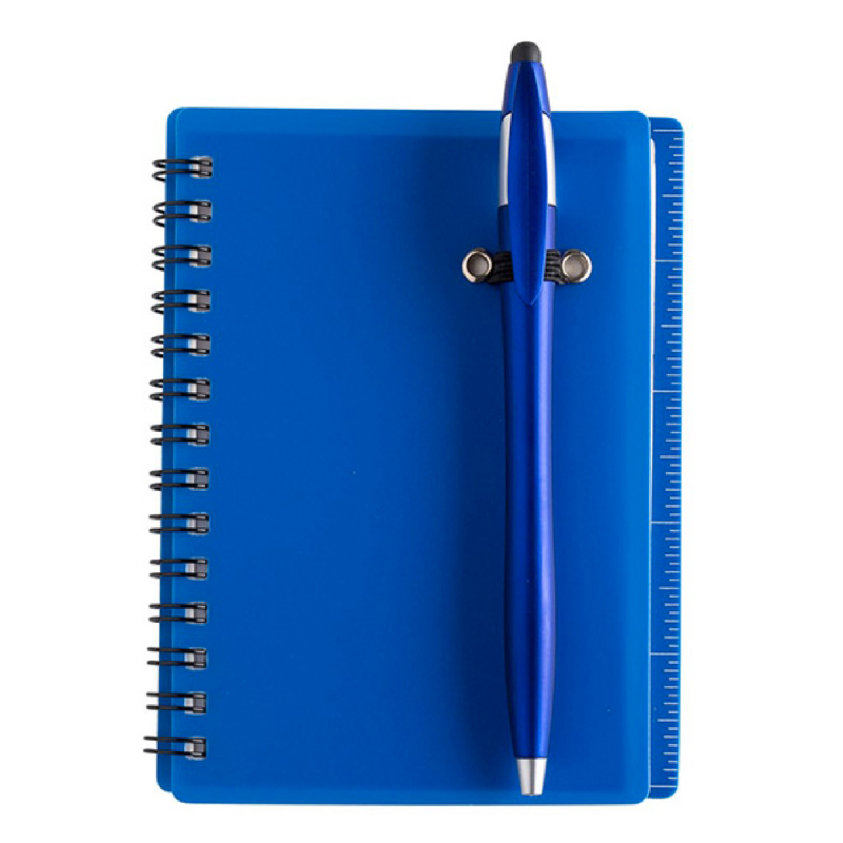 Translucent Blue Seattle Spiral Notebook & Pen