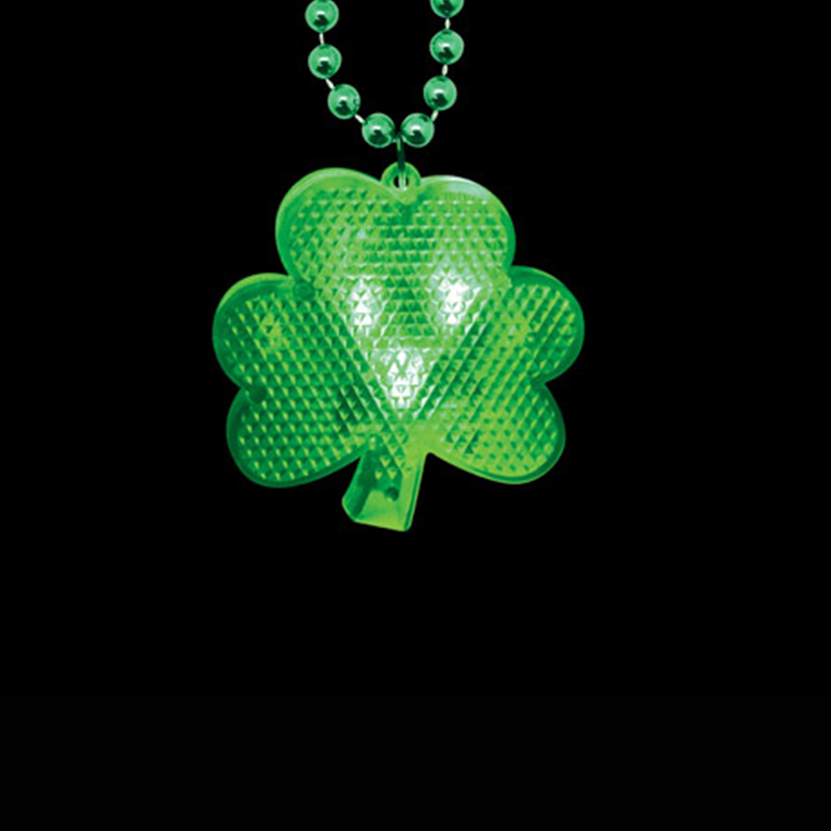 Front Light-up Shamrock Medallion Beads 