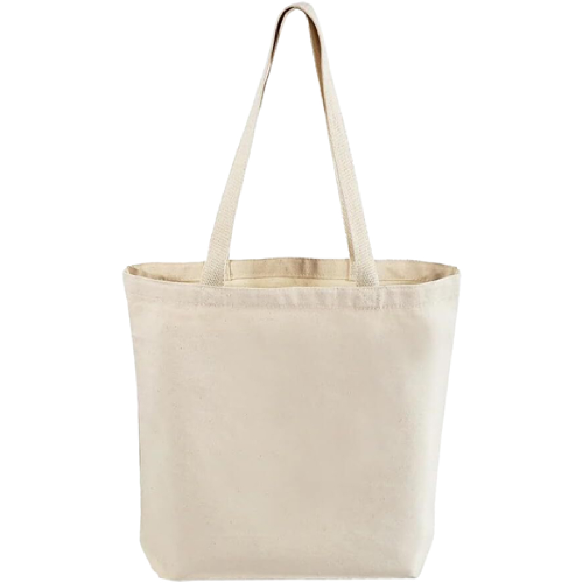 Natural 12 Oz. Heavyweight Cotton Canvas Tote Bag W/ Gusset 