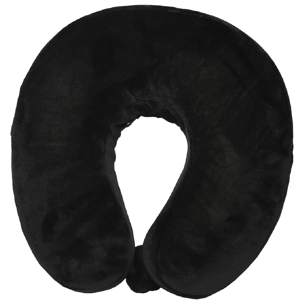 Black Memory Foam Travel Neck Pillow