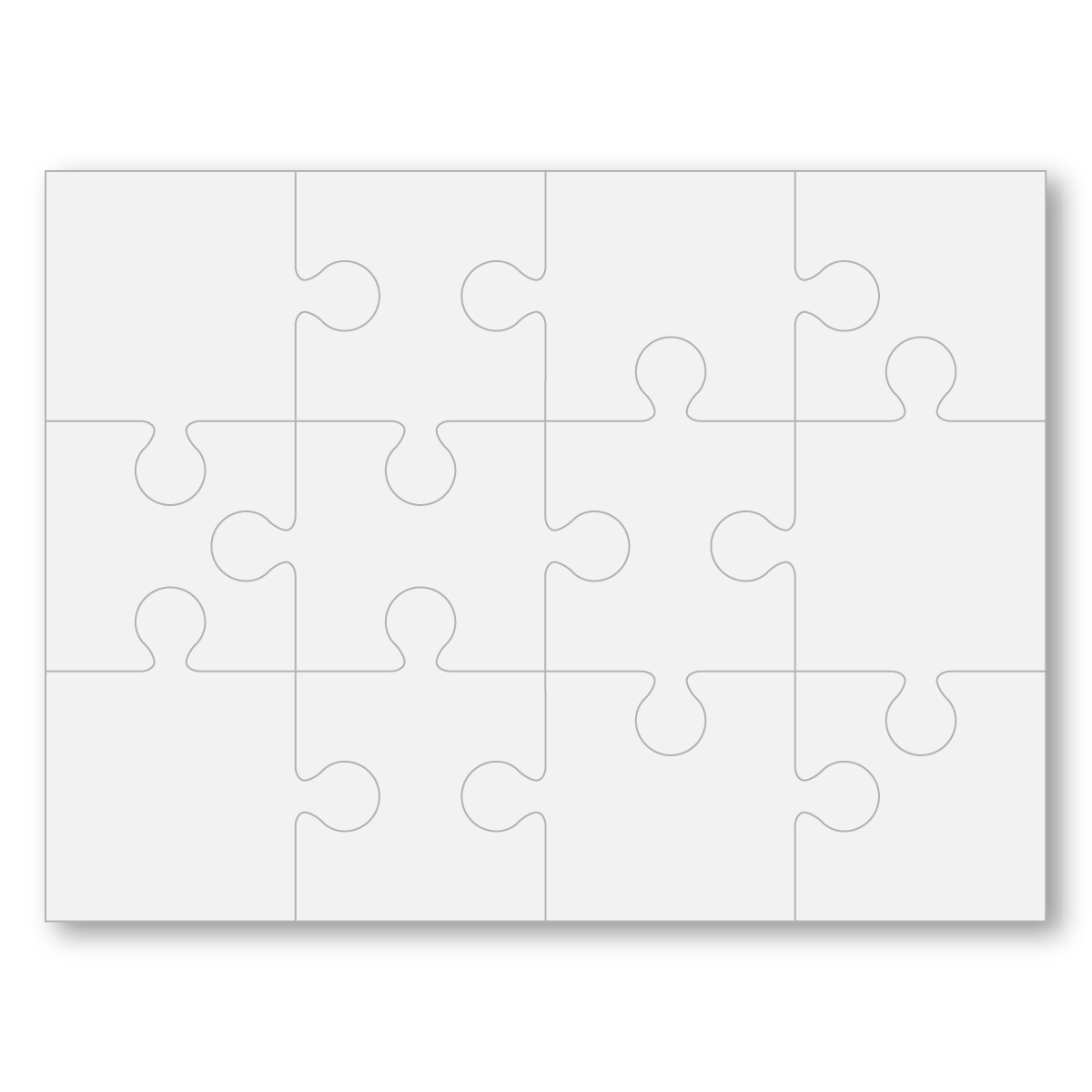 Full Color Board Puzzle 8 x 6 