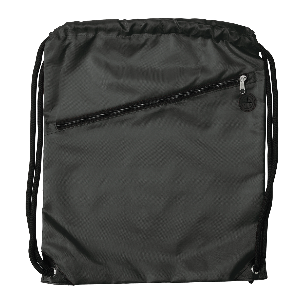 Black Prevail Drawstring Backpack