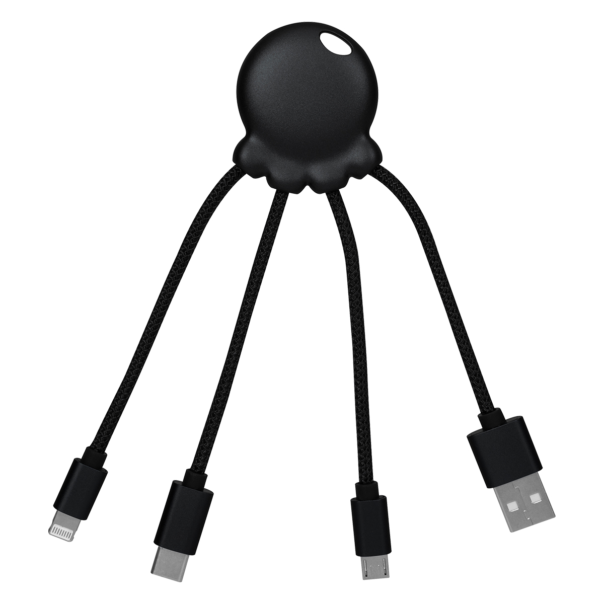 Black 3-In-1 Xoopar Octo-Charge Cables