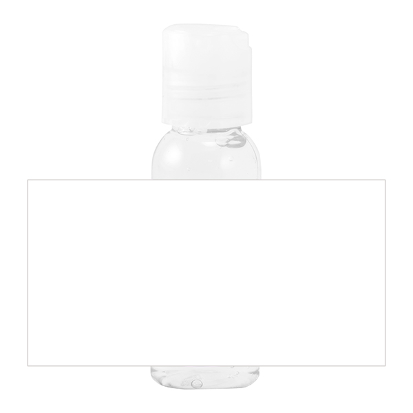 Clear Bottle/Frost Cap ALCOHOL-FREE Antibacterial Hand Sanitizer Gel 1 oz